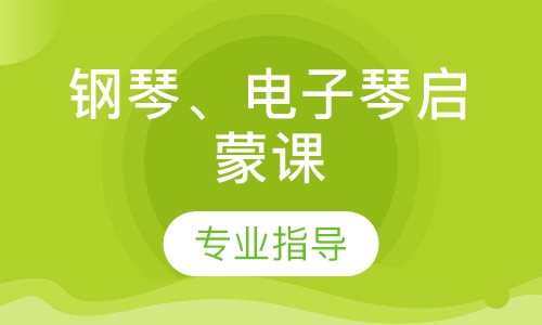 钢琴、电子琴初级组课班